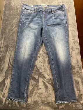 Torrid Boyfriend Jeans Womens Size 18 Short Dark Wash Stretch Relaxed Fit Pants